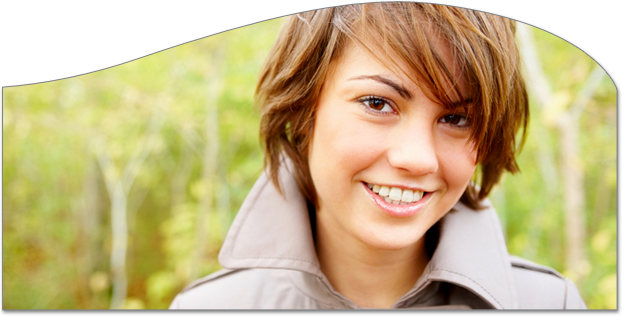 Woman with a great smile