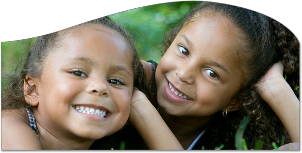 Happy looking children