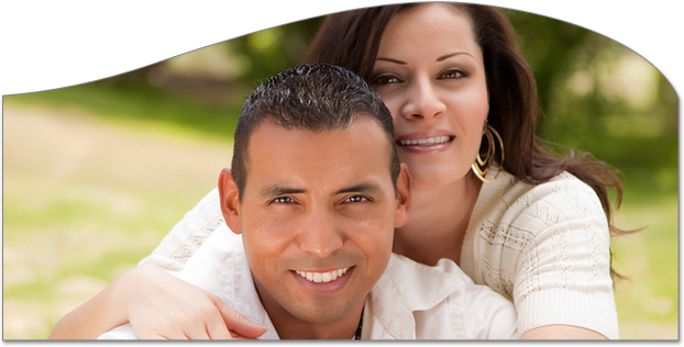 Couple with great teeth